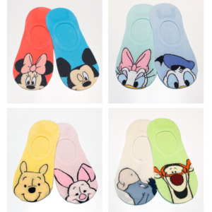 [Disney Korea] Invisible Socks Non-slip No Show Liner Unisex Socks 2 pairs/8 pairs