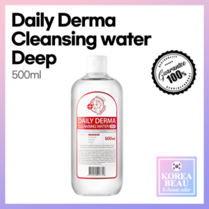 [Nightingale] Daily Derma Cleansing water Deep 500ml, free gift(Cotton pad 100p) - Made in Korea