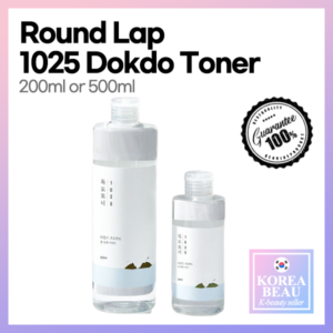 [Round Lap] 1025 Dokdo Toner 200ml or 500ml / ingredients, review / Made in Korea