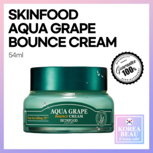 [SKINFOOD] AQUA GRAPE BOUNCE CREAM 54ml / Deep Sea Lifting 2X™ / ingredients, review / Made in Korea