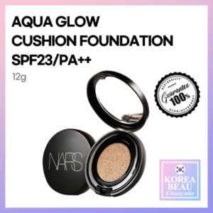 [NARS] AQUA GLOW CUSHION FOUNDATION SPF23/PA++ 12g / Department store genuine article / review, case, ingredients / Made in Korea