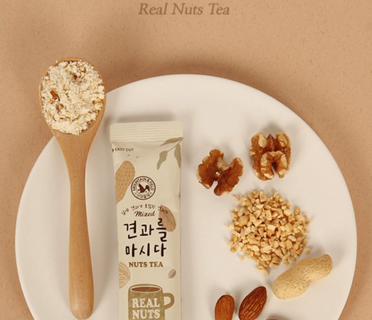 Healthy Tea Almond walnut nut tea 50P 100P - Now In Seoul