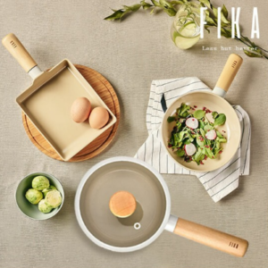[NEOFLAM] FIKA Petit 3 Set IH Induction Wok Pot mini Pan