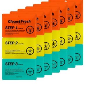 3-Step Nose Pack Sebum Free Clean Nose ( 7pieces)