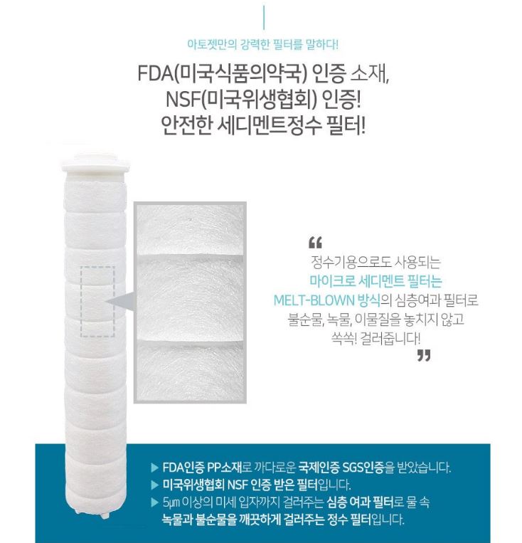 Shower head filter atopy skin