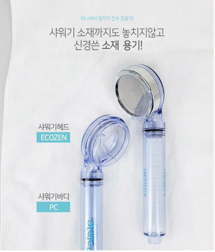 Shower head filter atopy skin