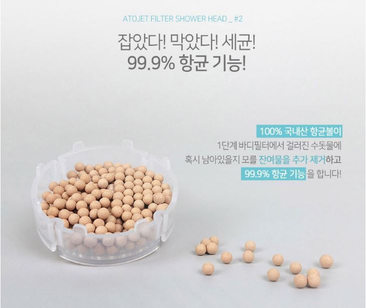 Shower head filter atopy skin