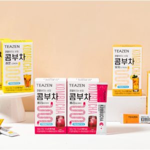 TEAZEN Kombucha Lemon Citron Berry 30 Sticks (10 sticks x 3)