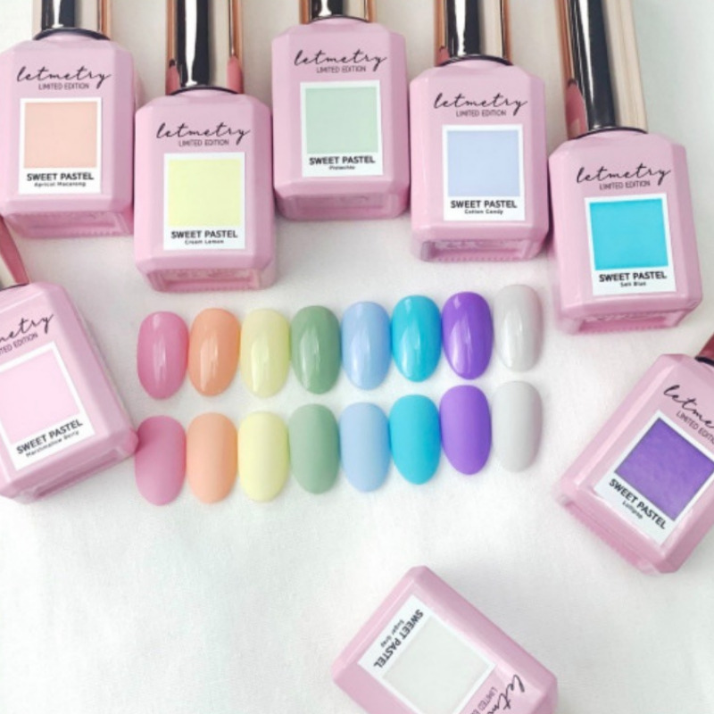 LET ME GEL / Sweet Pastel Nail Gel 8color