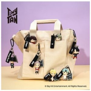 TinyTAN Figure Keyring BTS Bantan Boys Character Accessory