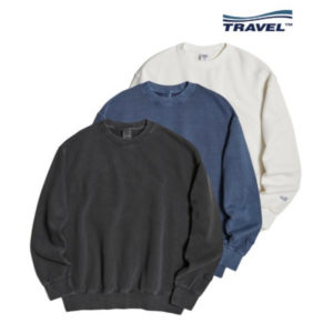 TRAVEL / BASIC TRAVELER PIGMENT SWEATSHIRT 3color