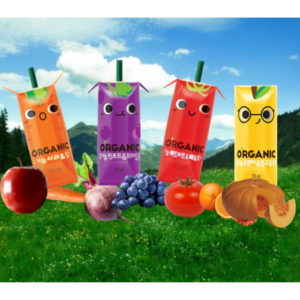 Lotte / Organic Juice 8pcs /for 3-8-year-old children