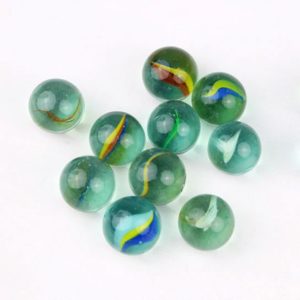 Squid game Korean traditional marble glass beads hitting game set