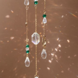 Love more than/ Happy birthday, birthstone, suncatcher