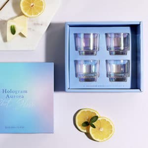 Hologram Aurora Shot Glass Soju Mini Glass 4P Set