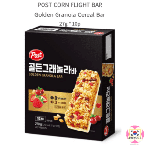 [Dongseo Food] POST CORN FLIGHT BAR Golden Granola Cereal Bar 27g * 10p