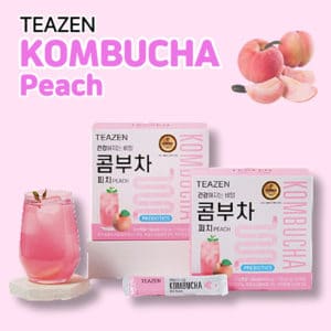TEAZEN Kombucha Peach 10P / 30P Peach Tea New