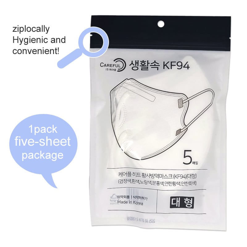 Careful KF94maskWhite