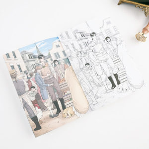A Painter Behind The Curtain Coloring Book