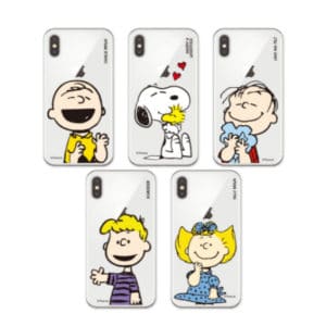 PEANUTS/ Smile Transparent Jelly iPhone Case