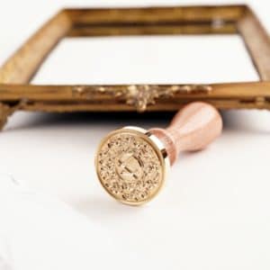 A Painter Behind The Curtain Raymond Wax Seal Stamp