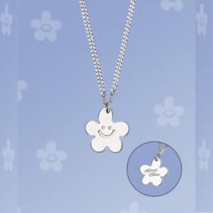 ALMOSTBLUE/ SMILE FLOWER NECKLACE