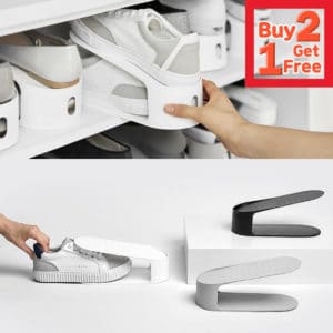 Shoe Slot Organizer Stacker Buy 2 Get 1 Free Shoe Closet Storage Rack Organisers SYSMAX KOREA
