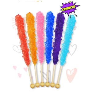 ROCK CANDY/ Fruit-flavored lollipop / Candy 22 g × 18 pieces / YouTube / SNS / popularity