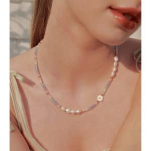 ENGBROX / pastel moment daisy necklace / Wear aespa