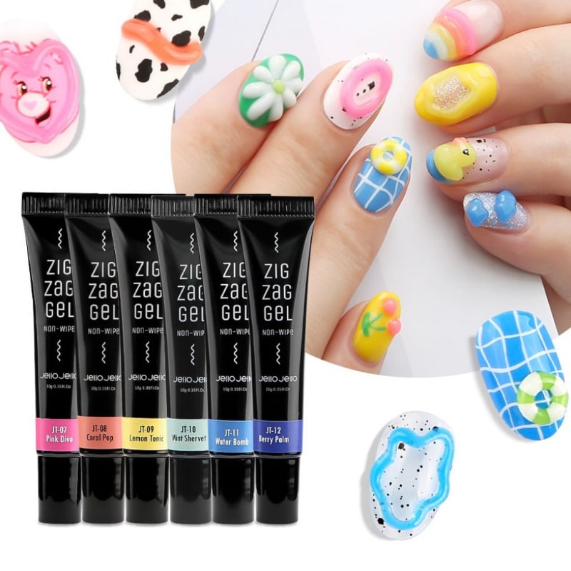 JELLO JELLO / Zigzag Gel Non-Wife Tube Gel(2) 1+1 - Now In Seoul