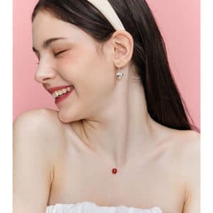 Hei / flower bead necklace 4color / Wear TWICE