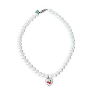 niroserendipity / CHERRY HEART PEARL NECKLACE #54 / Wear BLACKPINK
