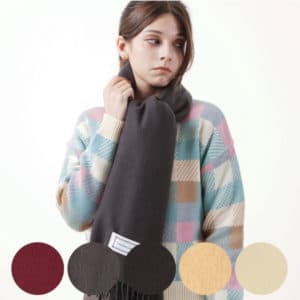 CHECKMILLEN / BASIC MUFFLER (5COLOR) / Wearing WONYOUNG