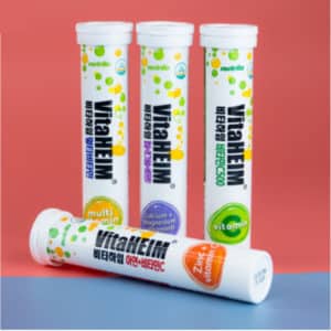Vita HEIM/ Foamed Vitamin/Multi-Vitamin C/ Zinc/ Calcium/ Magnesium /20 pieces/4set