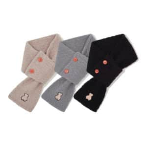 AQO / SHORT BUTTON MUFFLER 3color