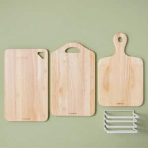 LocknLock / Natural Wooden Cutting Board Set / E