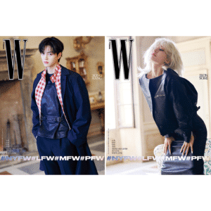 W KOREA April 2023 Song Kang, JEON SOMI