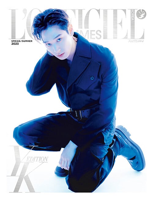 L'OFFICIEL Hommes YK Edition Spring/Summer 2023 THE BOYZ JUYEON, YOUNGHOON