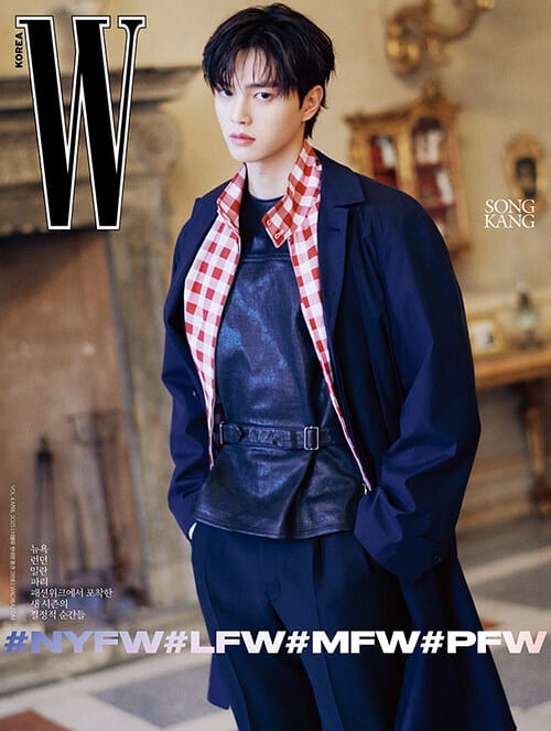 W KOREA April 2023 Song Kang, JEON SOMI