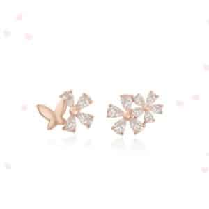COTTINY / [Silver925] Spring Butterfly Earrings