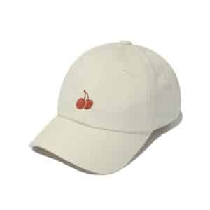 KIRSH / MONO CHERRY LOGO BALL CAP [IVORY]