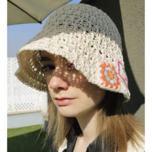 ELKE BLOEM / FLOWER NET BUCKET HAT(4COLOR)