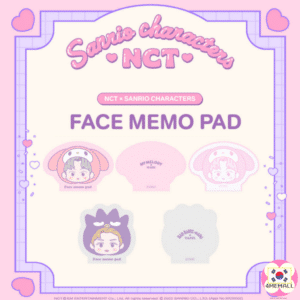 NCT x SANRIO CHARACTERS ] Face Memo Pad (22 Members) NCT127 NCT