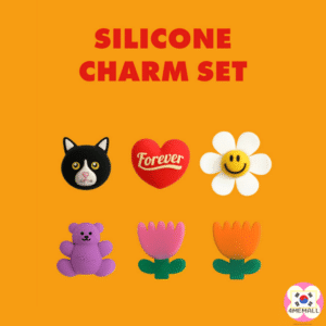 Wiggle Wiggle Silicon Charm (S) 6 Types 1 SET Zavits