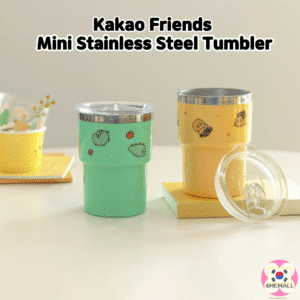 Kakao Friends CHOONSIK & Jordi Mini Stainless Steel Tumbler 350ml Water Bottle Gift Mug