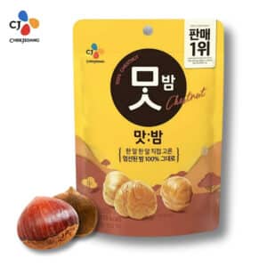 CJ Roasted Chesnut Diet Nutritious snack Diet food 80g x 3P