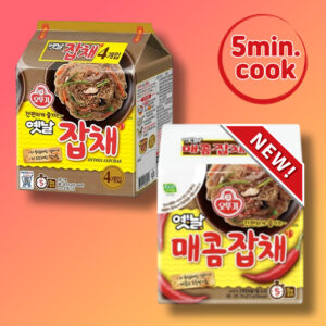 OTTUGI Japchae Original/ Spicy Japchae Traditional Korean Noodle 4P