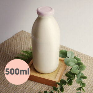 Glass Sealed Jar 500ml Glass Bottle Milk Juice Coffee Milk tea Jar with Lid