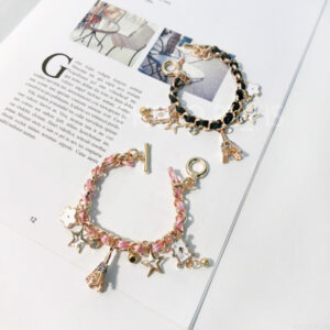MARIENCOCO / Eiffel Tower and Pendant Bracelet 2colors