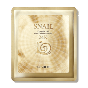 The Saem Snail Essential 24K Gold Gel Mask Sheet 30g